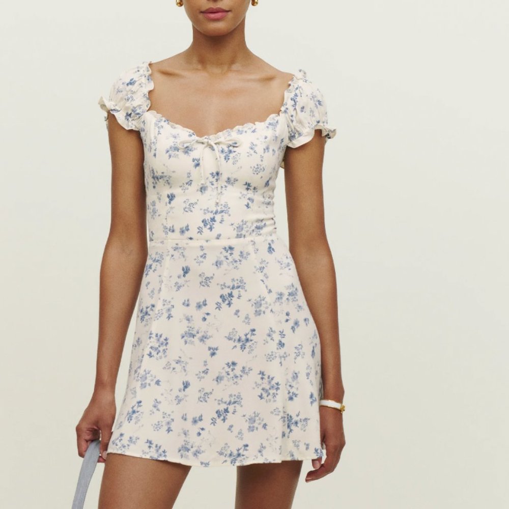 REFORMATION. floral sun dress (Pacey Dress)